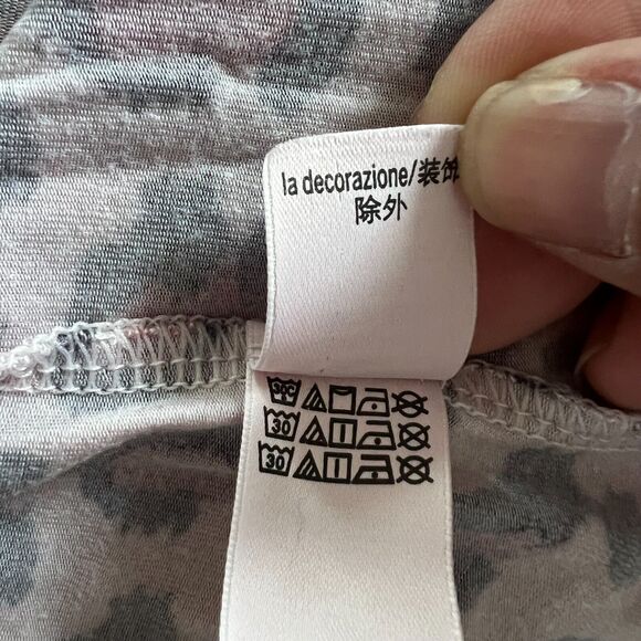 Victoria's Secret Heavenly Gown Pajama Shirt Dress Cheetah Print Button Up Sz M - Picture 11 of 12